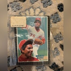 Vintage 1985 Donruss action all stars 3x5 stack